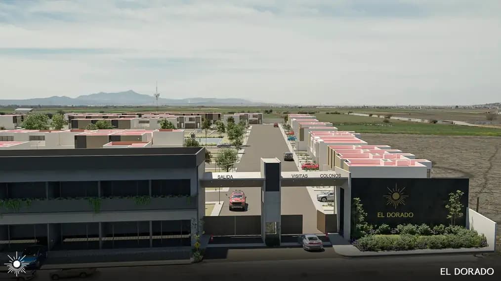 Vista aérea del desarrollo El Dorado Residencial