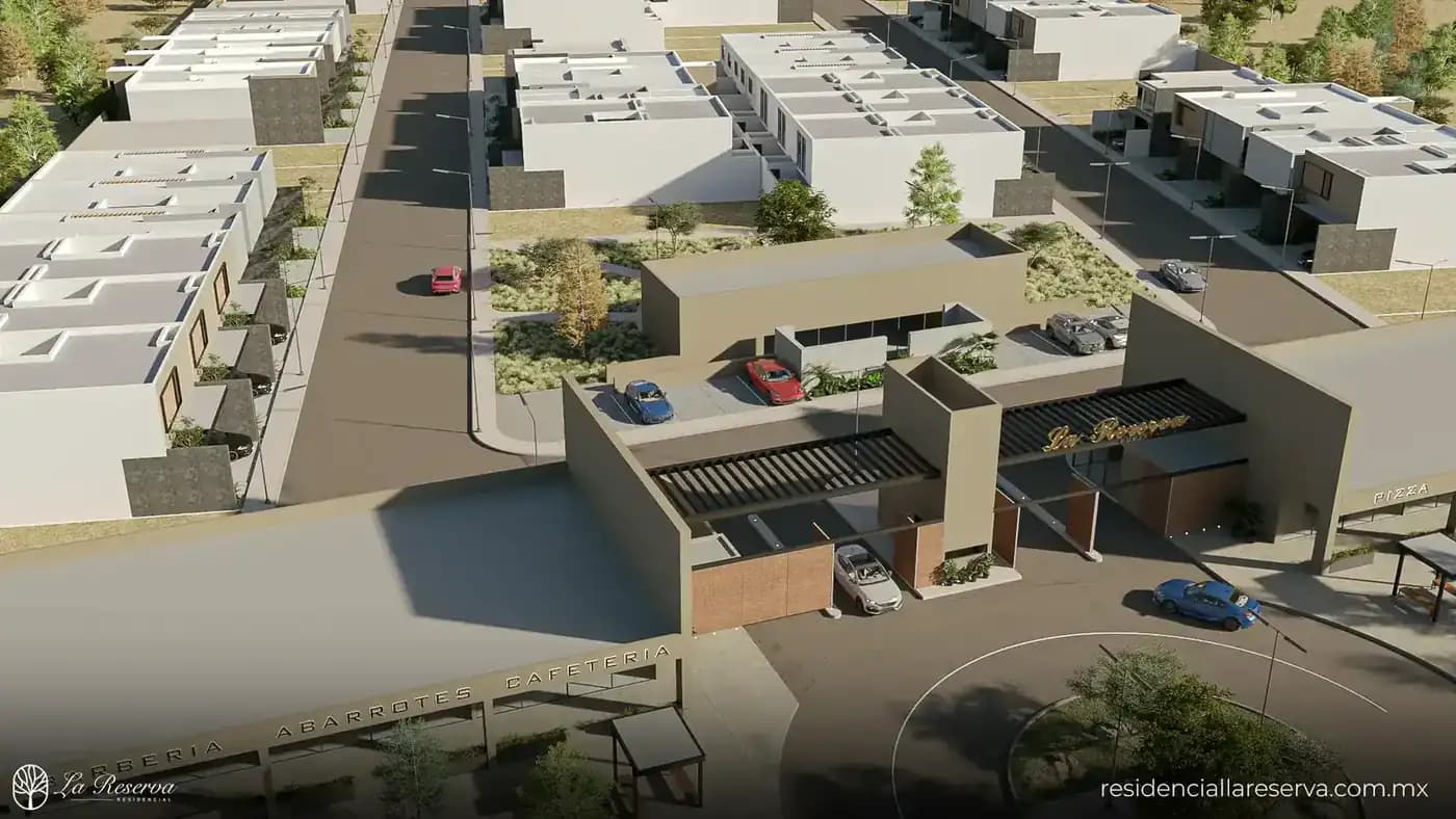 Vista del conjunto residencial La Reserva