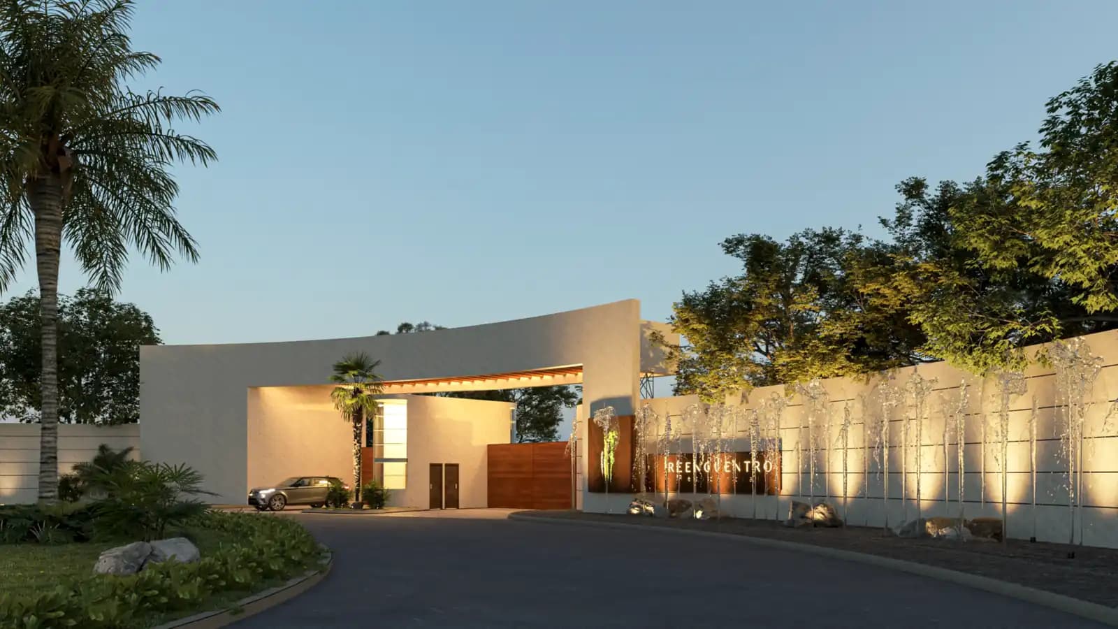 Caseta principal de Reencuentro Residencial en Pachuca, Hidalgo