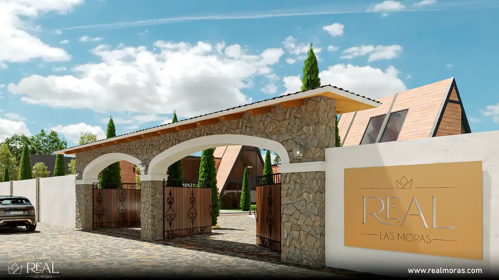 Vista del desarrollo Real Las Moras en Huasca de Ocampo, Hidalgo